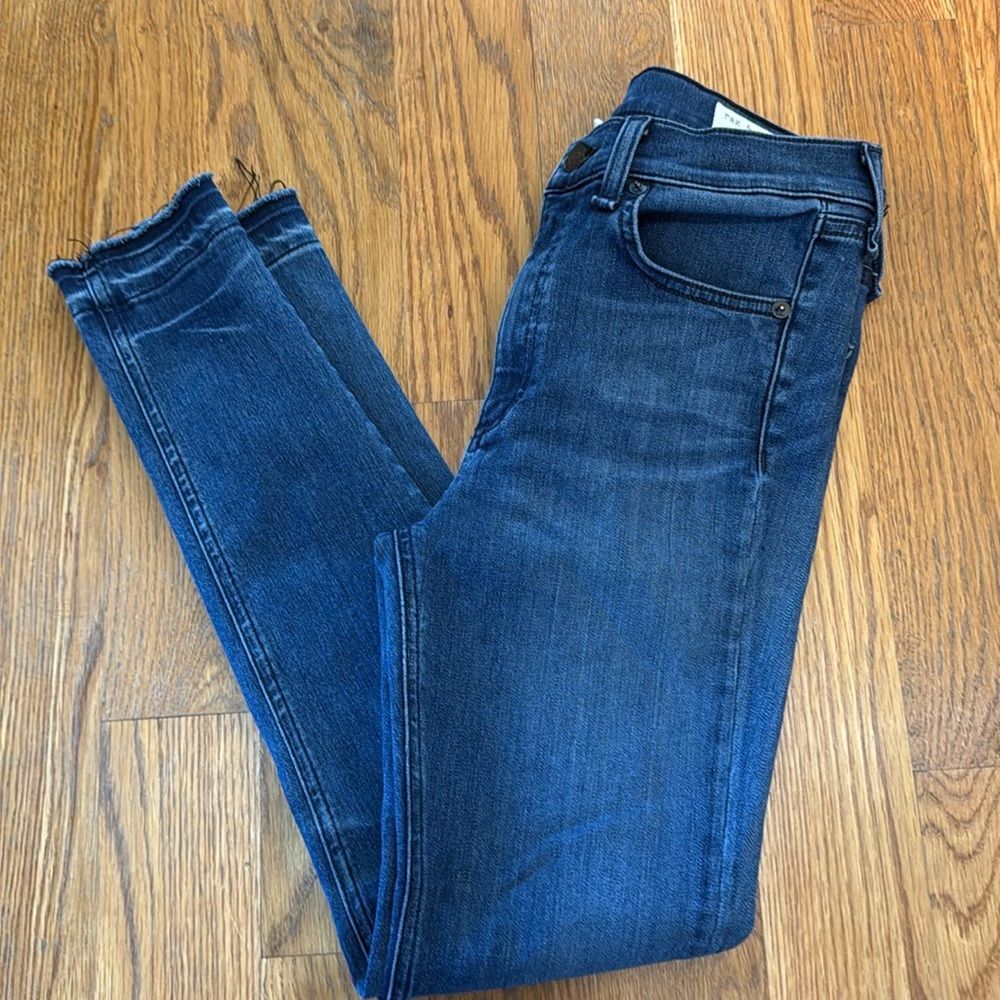 rag & bone High Rise Skinny Jeans 27 ALEMBIC Dark Wash Ankle Stretch Denim